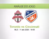 Prognóstico Toronto Cincinnati (11 April 2026)