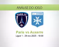 Prognóstico Paris Auxerre (29 November 2025)