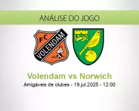 Prognóstico Volendam Norwich (19 July 2025)