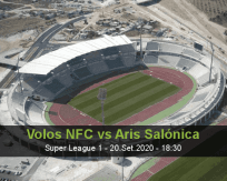 Prognóstico Volos NFC Aris (20 Setembro 2020)
