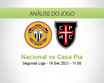 Prognóstico Nacional Casa Pia (19 Setembro 2021)