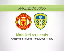 Prognóstico Man Utd Leeds (19 July 2025)