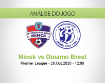Prognóstico Minsk Dinamo Brest (26 Outubro 2020)