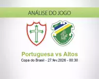 Prognóstico Portuguesa Altos (27 February 2026)