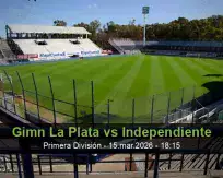 Prognóstico Gimn La Plata Independiente (15 March 2026)