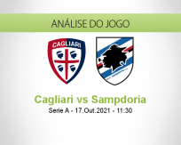 Prognóstico Cagliari Sampdoria (17 Outubro 2021)