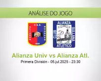 Prognóstico Alianza Univ Alianza Atl. (05 July 2025)