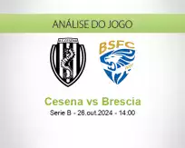 Prognóstico Cesena Brescia (26 October 2024)