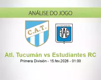 Prognóstico Atl. Tucumán Estudiantes RC (15 February 2026)