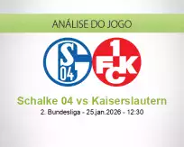 Prognóstico Schalke 04 Kaiserslautern (25 January 2026)
