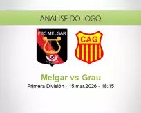 Prognóstico Melgar Grau (15 March 2026)