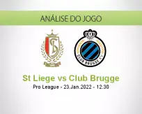 Prognóstico St Liege Club Brugge (23 Janeiro 2022)