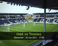 Prognóstico Odd Tromso (24 Junho 2021)
