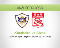 Prognóstico Karabakh Sivas (26 Novembro 2020)