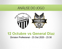 Prognóstico 12 de Octubre General Díaz (24 Outubro 2020)