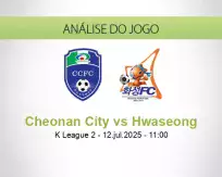 Prognóstico Cheonan City Hwaseong (12 July 2025)