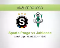 Prognóstico Sparta Praga Jablonec (15 December 2024)