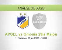 Prognóstico APOEL Omonia 29is Maiou (12 January 2025)