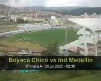 Prognóstico Boyacá Chicó Ind Medellín (20 July 2025)