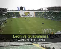 Prognóstico León Guadalajara (20 July 2025)