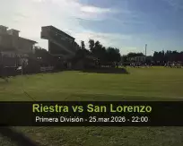 Riestra vs San Lorenzo