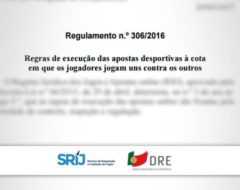 Publicado em Diário da República o Regulamento das regras de execução das apostas cruzadas