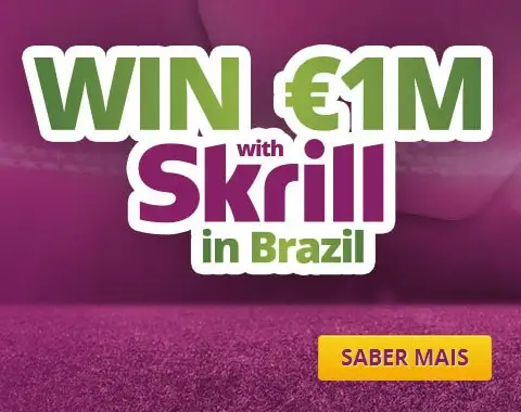 O Skrill comemora o Mundial 2014 no Brasil oferecendo prémios de sonho