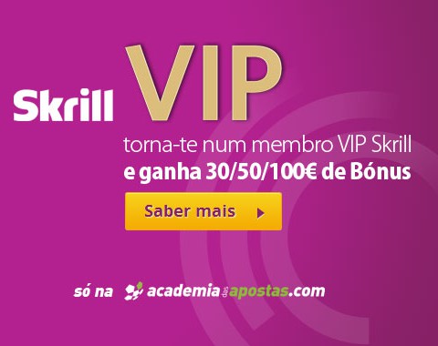 Como ser VIP Skrill e ganhar até 100€ de bónus