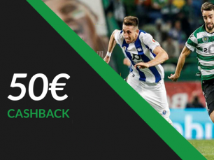 Clássico entre Sporting e FC Porto - Cashback