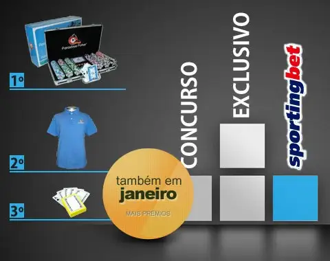 Concurso especial Sportingbet: volume de apostas em Janeiro