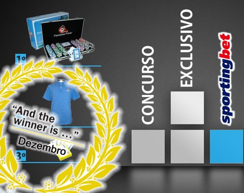 Concurso especial Sportingbet: volume de apostas em Dezembro