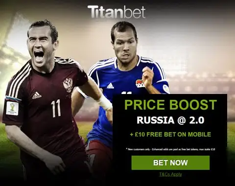 Rússia vs Liechtenstein: dobra o teu saldo em caso de vitória russa