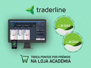 Licença de teste do Traderline na loja Academia até 3 meses