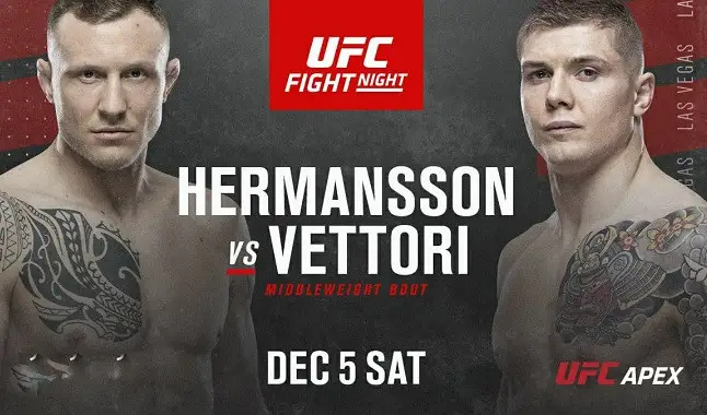 Everything about the fight between Jack Hermansson vs Marvin Vettori