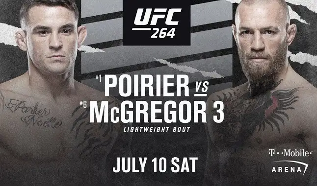 UFC 264: Dustin Poirier vs. Conor McGregor 3