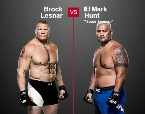 Preview: Brock Lesnar vs Mark Hunt (UFC - 9 July 2016)