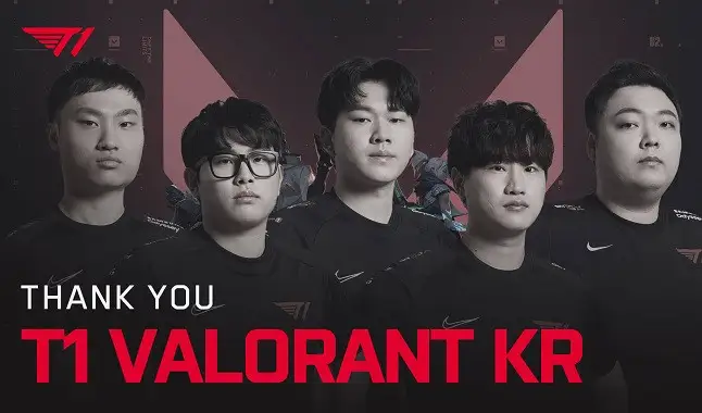 Valorant: T1 dismisses Korean roster