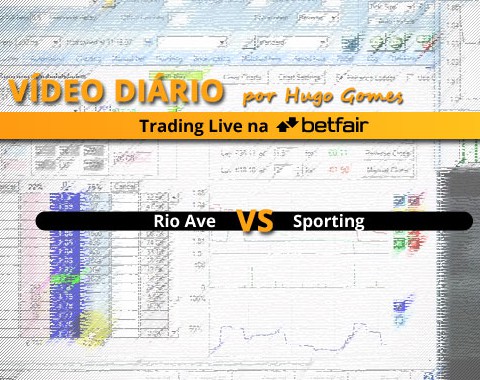 Vídeo comentado de Trading ao Vivo na Betfair: jogo Rio Ave vs Sporting