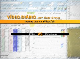 Vídeo comentado de Trading ao Vivo na Betfair: jogo Chile vs Venezuela