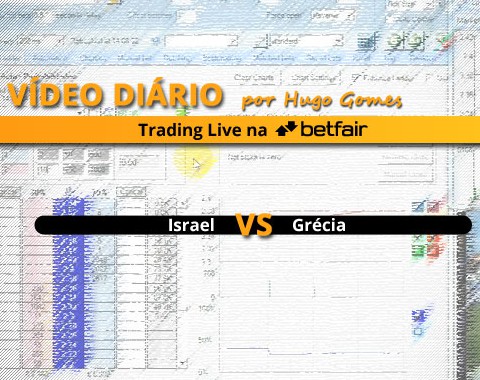Israel vs Grécia - vídeo completo de trading na Betfair