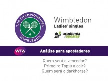 Wimbledon 2019 circuito feminino, análise de apostas